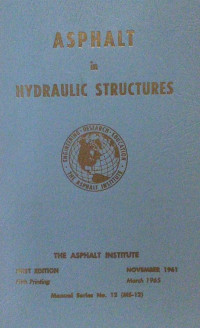 Image of Asphalt in Hydraulic Structures