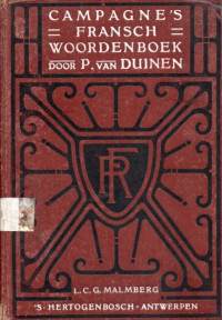Image of Campagne's Fransch Woordenboek
