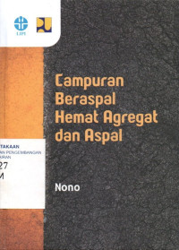 Image of Campuran Beraspal Hemat Agregat dan Aspal