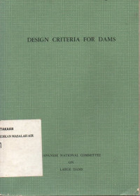 Image of Design Criteria for Dams