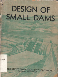 Image of Design of Small Dams