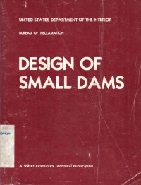 Image of Design of Small Dams