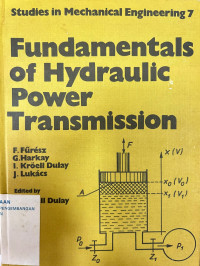 Image of Fundamentals of Hydraulic Power Transmission