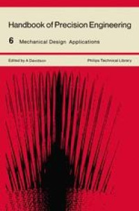 Image of Handbook of precision engineering : Mechanical Design Applications