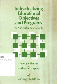 Image of Individualizing Educational Objectives and Programs