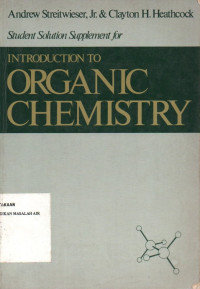 Image of Student Solution Supplement for Introduction to Organic Chemistry