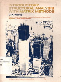 Image of Introductory Structural Analysis With Matrix Methods