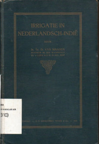 Image of Irrigatie in Nederlandsch-Indie