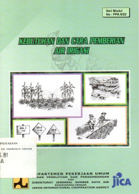 Image of Kebutuhan dan Cara Pemberian Air Irigasi modul no: PPA 9/22