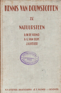 Image of KENNIS VAN BOUWSTOFFEN DEEL IV NATUURSTEEN