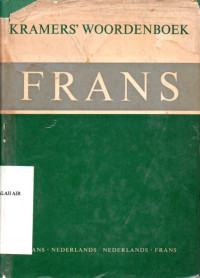 Image of KRAMERS' WOORDENBOEK FRANS