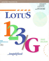 Image of Lotus 1-2-3/G Simplified