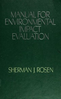 Image of Manual for Environmental Impact Evaluation
