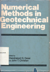 Image of Numerical Methods in Geotechnical Engineering