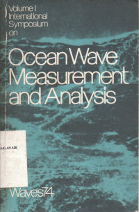 Image of Ocean Wave Measurement and Analysis Volume I