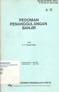 Image of Pedoman Penanggulangan Banjir