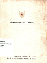 Image of Pedoman Prakualifikasi