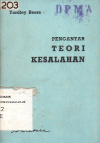 Image of Pengantar Teori Kesalahan