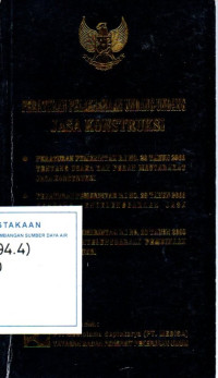 Image of Peraturan Pelaksanaan Undang-Undang Jasa Konstruksi