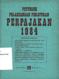 Image of Petunjuk Pelaksanaan Peraturan Perpajakan 1984