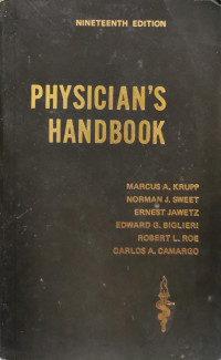 Image of Physician's Handbook Nineteenth Edition