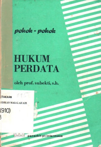 Image of Pokok-Pokok Hukum Perdata