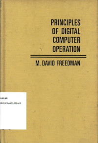 Image of Principles of Digital Computer Operation
