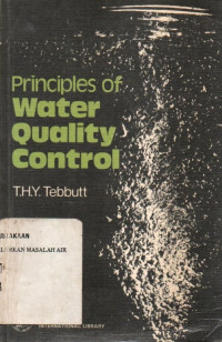Image of Principles of Water Quality Control