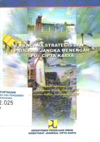 Image of Rencana Strategis dan Program Jangka Menengah PU - Cipta Karya