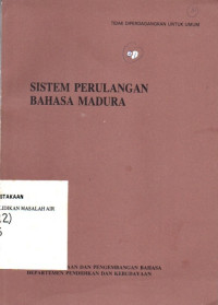 Image of Sistem Perulangan Bahasa Madura