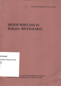 Image of SIstem Perulangan Bahasa Minangkabau
