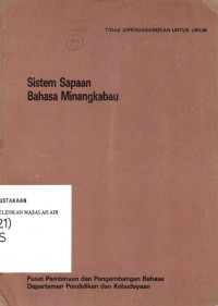 Image of Sistem Sapaan Bahasa Minangkabau