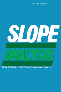 Image of Slope Analysis : Developments in Geothechnical Engineering vol22