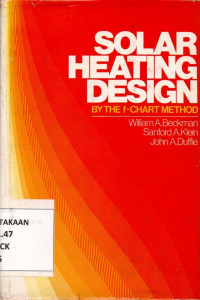 Image of Solar Heating Design: By the f-Chart Method