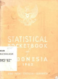 Image of Statistical Pocket Book of Indonesia 1962
