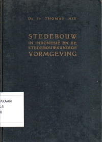 Image of STEDEBOUW IN INDONESIA EN DE STEDEBOUWKUNDIGE VORMGEVING