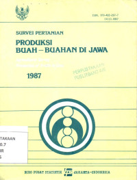 Image of Survey Pertanian Produksi Buah-Buahan di Jawa 1987