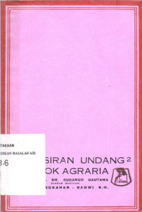 Image of Tafsiran Undang-Undang Pokok Agraria