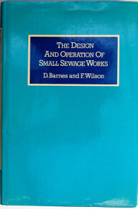 Image of The Design and Operation of Small Sewage Works