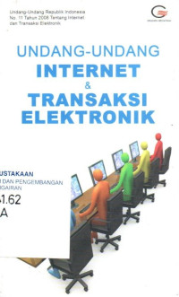 Image of Undang-Undang Internet dan Transaksi Elektronik