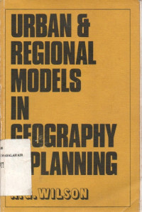 Image of Urban and Regional Models in Geography and Planning
