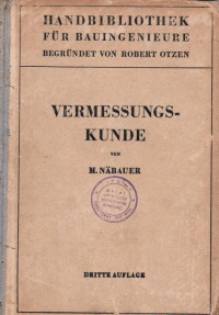 Image of Vermessungskunde